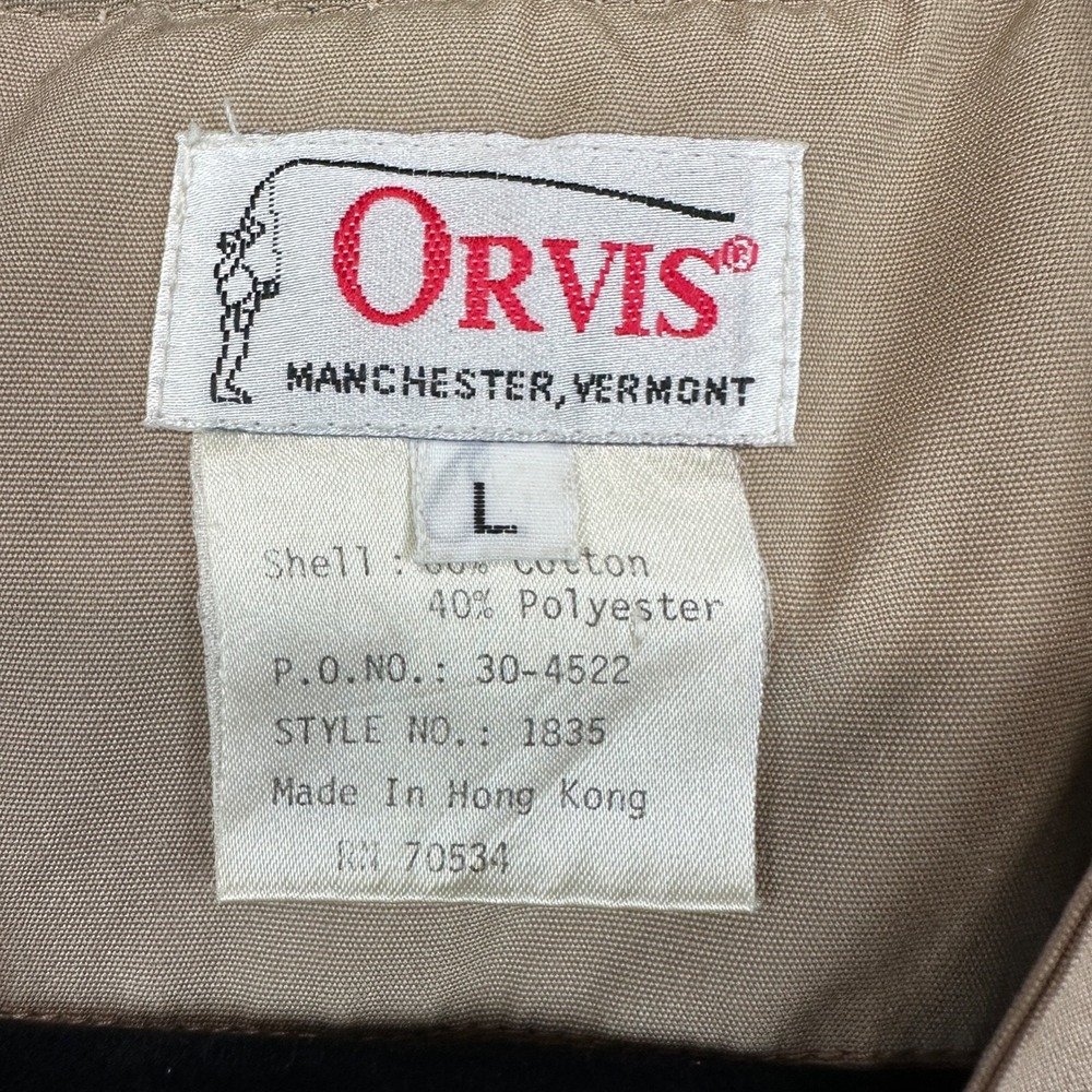 Vintage Orvis Fly Fishing Hunting Safari Photography Super Tac-L-Pac Vest Large - Picture 2 of 15